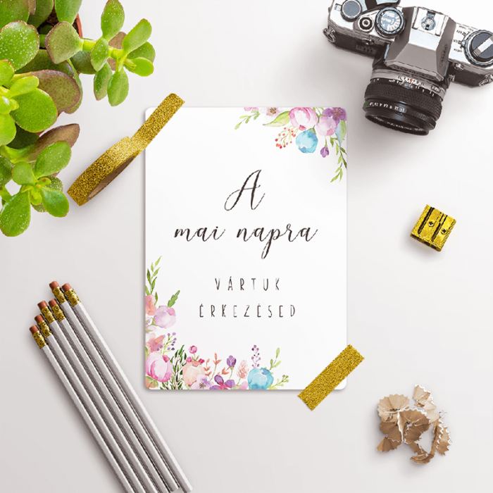 Vadvirágos Kismama Mérföldkő Kártya Csomag Vadvirágos Kismama Mérföldkő Kártya Csomag