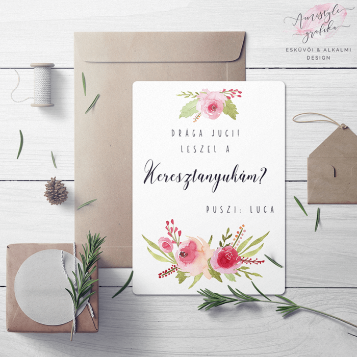 Rózsás Keresztszülő Felkérő Lap Rózsás Keresztszülő Felkérő Lap