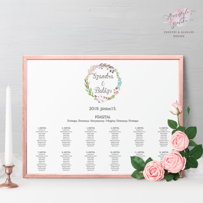 Virágkoszorús Esküvői Ültetési Rend Virágkoszorús Esküvői Ültetési Rend