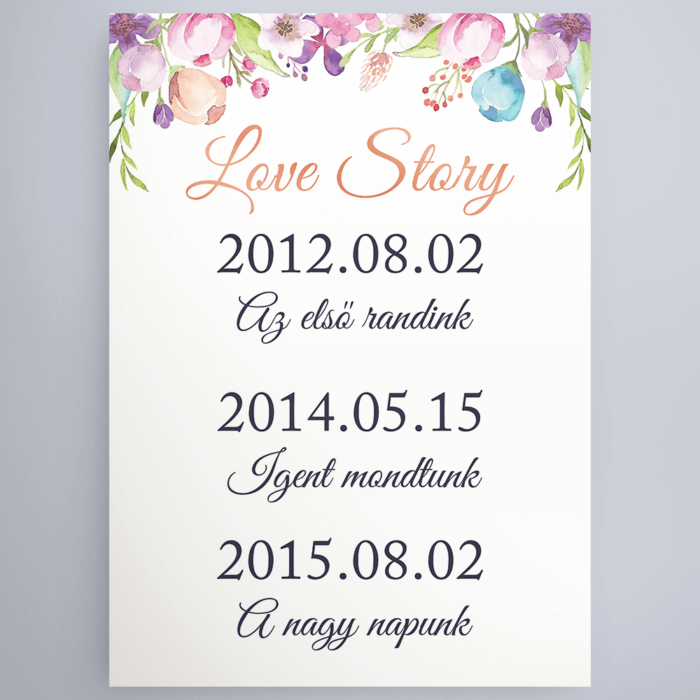 Dátumos Love Story Poszter Dátumos Love Story Poszter
