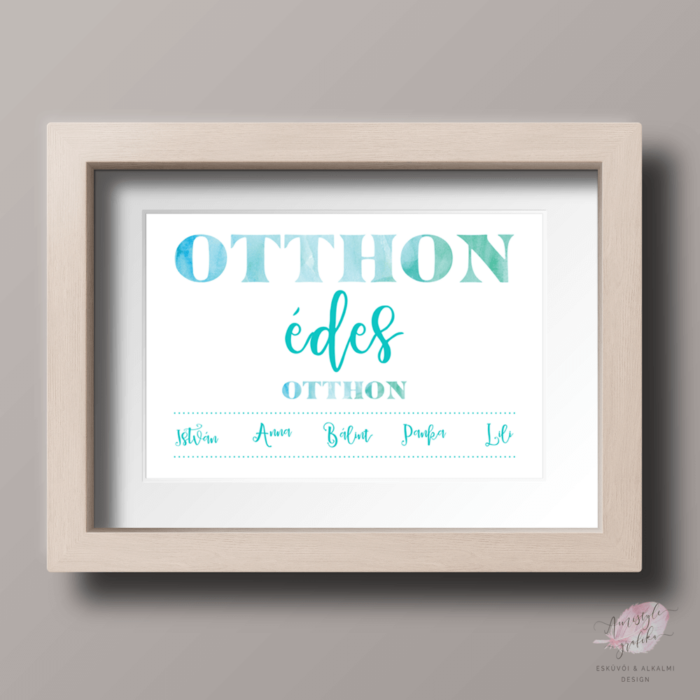 Otthon Édes Otthon Családi Poszter Otthon Édes Otthon Családi Poszter