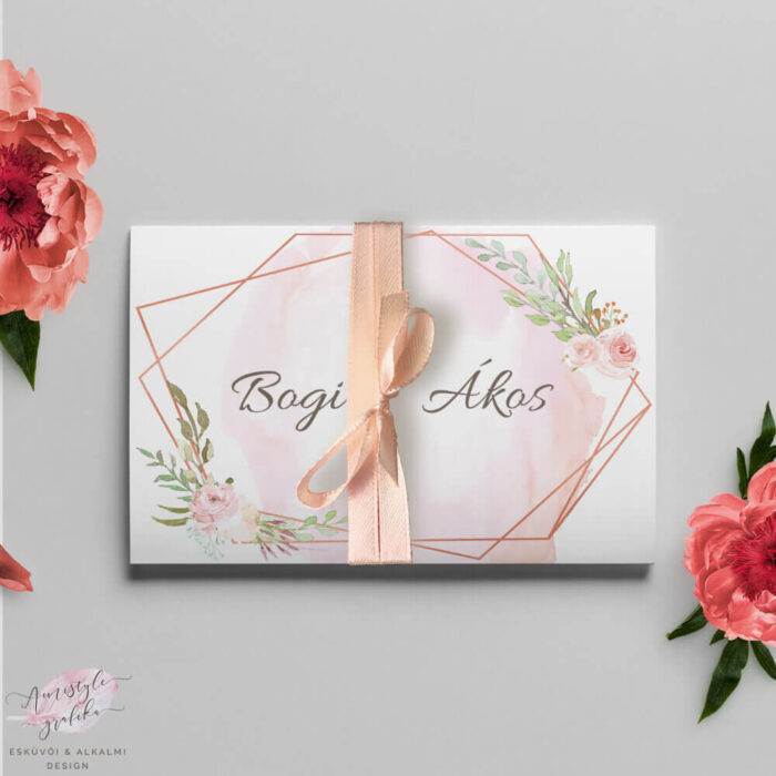 Geometrikus Harmonika Esküvői Meghívó Geometrikus Harmonika Esküvői Meghívó