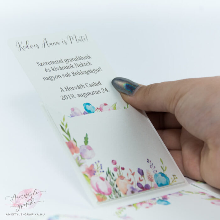 Virágos Esküvői Meglepetés Ajándékdoboz Virágos Esküvői Meglepetés Ajándékdoboz