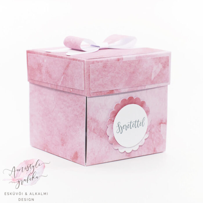 Koszorúslány felkérő_Pink masnis box_4 Koszorúslány felkérő_Pink masnis box_4