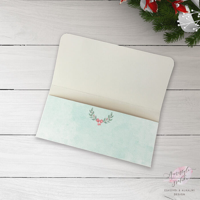 Karácsonyi Ágas Masnis Ajándék Pénzátadó Boríték Karácsonyi Ágas Masnis Ajándék Pénzátadó Boríték