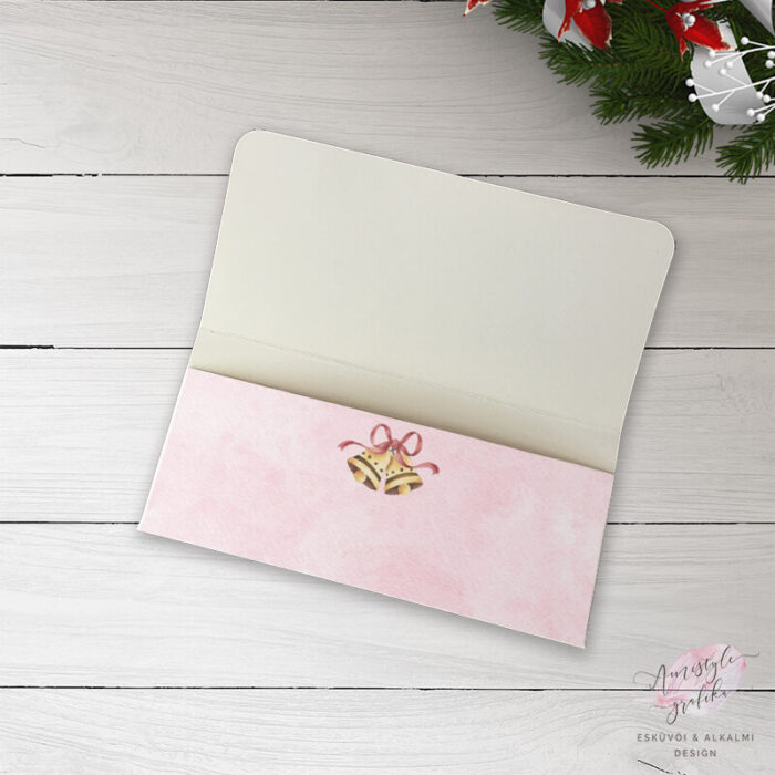 Karácsonyi Csengettyűs Ajándék Pénzátadó Boríték Karácsonyi Csengettyűs Ajándék Pénzátadó Boríték