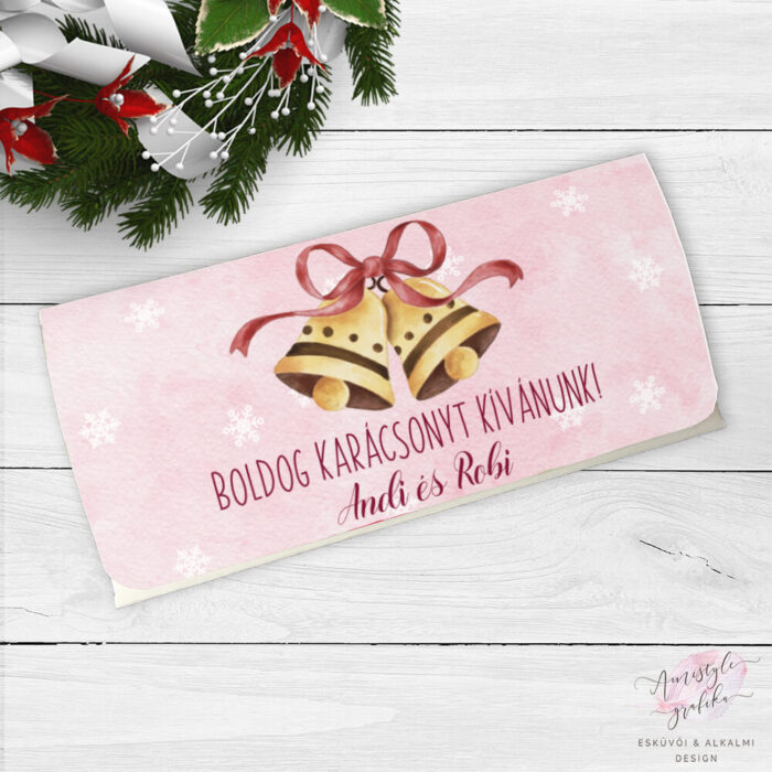 Karácsonyi Csengettyűs Ajándék Pénzátadó Boríték Karácsonyi Csengettyűs Ajándék Pénzátadó Boríték