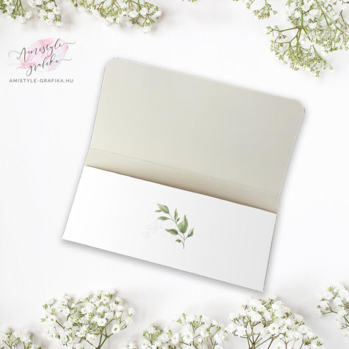 Boho Greenery Tanárbúcsúztató Ajándékkártya Átadó Boríték Boho Greenery Tanárbúcsúztató Ajándékkártya Átadó Boríték