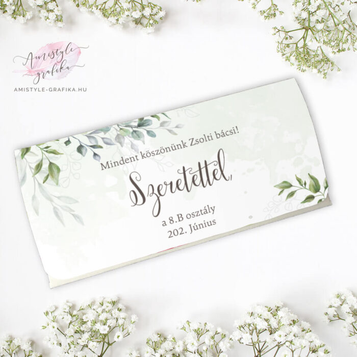 Boho Greenery Tanárbúcsúztató Ajándékkártya Átadó Boríték Boho Greenery Tanárbúcsúztató Ajándékkártya Átadó Boríték