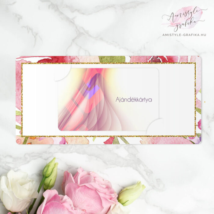 Vi/rágmintás Tanárköszöntő Ajándékkártya Átadó Boríték Vi/rágmintás Tanárköszöntő Ajándékkártya Átadó Boríték