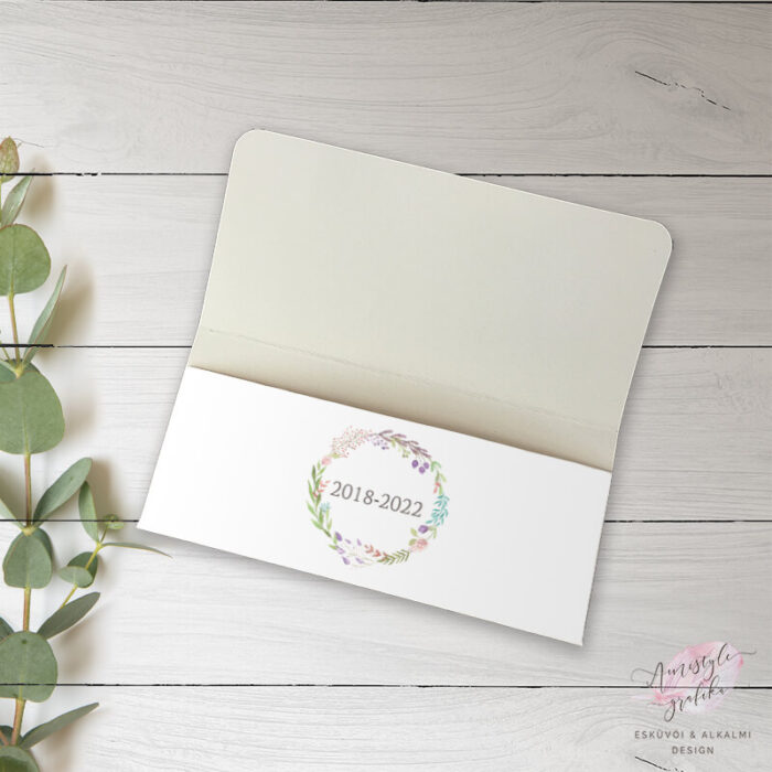 Vadvirágkoszorús Ballagási Pénzátadó Boríték Vadvirágkoszorús Ballagási Pénzátadó Boríték