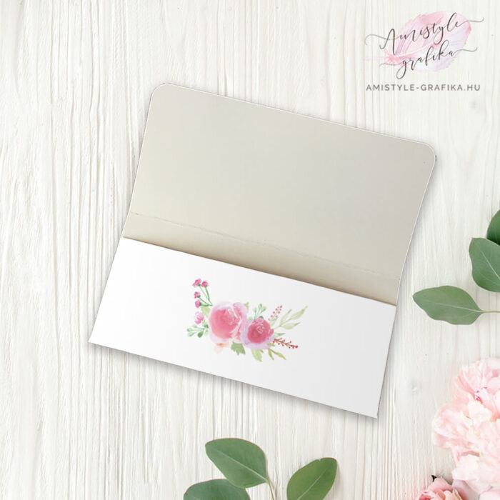 Watercolor Tanárköszöntő Ajándékkártya Átadó Boríték Watercolor Tanárköszöntő Ajándékkártya Átadó Boríték