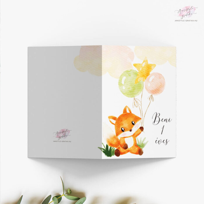 Funny Fox Születésnapi Meghívó – Fotós Hajtott Meghívó - Amistyle Grafika Funny Fox Születésnapi Meghívó – Fotós Hajtott Meghívó - Amistyle Grafika