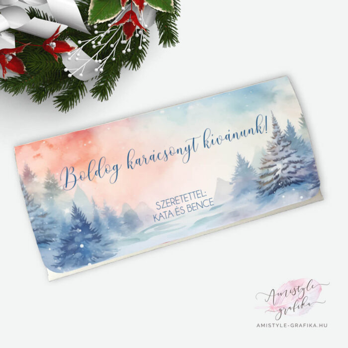 Karácsonyi Pénzátadó Boríték - Téli Hajnal Karácsonyi Pénzátadó Boríték - Téli Hajnal