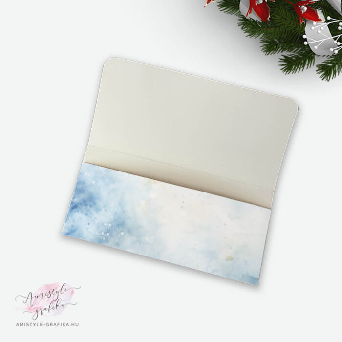 Karácsonyi Pénzátadó Boríték - Téli Hajnal Karácsonyi Pénzátadó Boríték - Téli Hajnal